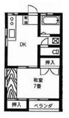 ランドフォレスト板橋泉町の間取り図