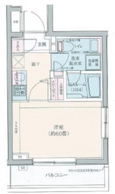 ロアール豊島長崎の間取り図