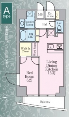 グランシエル川口の間取り図