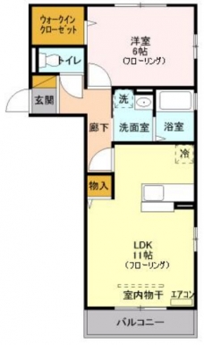 アルテシア雅　Ⅱの間取り図