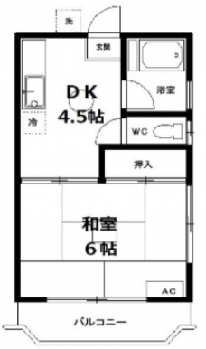 大泉コーポの間取り図
