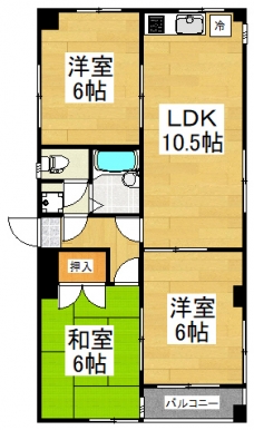 永井マンションＡ の間取り図
