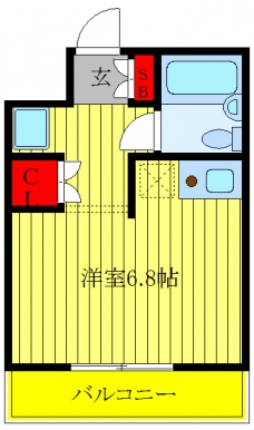 アーデル町屋の間取り図