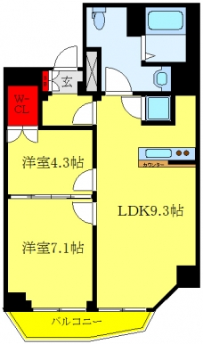プレール・ドゥーク西巣鴨の間取り図