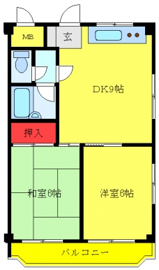 NCKビルの間取り図
