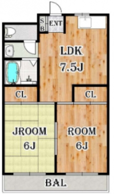リアライズ元郷の間取り図