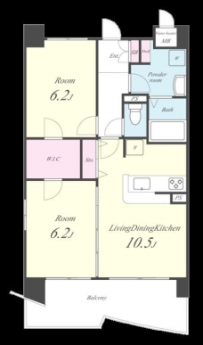 カーサ・ヴェルデの間取り図
