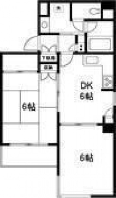 西川口パインマンションの間取り図