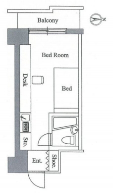 アレックス日乃本の間取り図