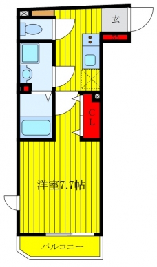 ルネサンスコート王子の間取り図
