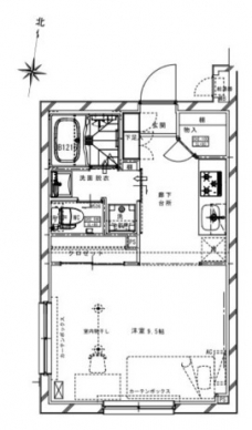 リアルワン要町の間取り図
