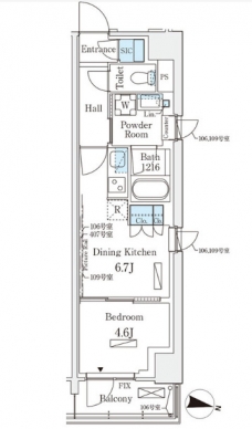 ロイヤルパークス赤羽サウス の間取り図