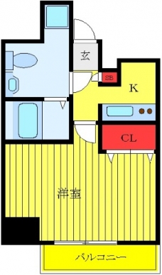 ハウスセゾン新板橋の間取り図