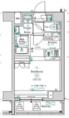 アンベリール王子Ⅱの間取り図