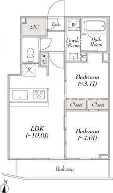ルミーク本町イースト の間取り図