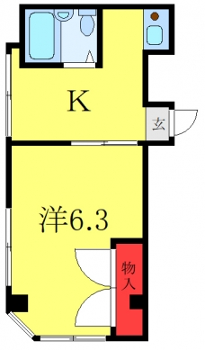 レジデンス美和の間取り図