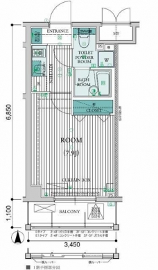 レヴィーガ大山の間取り図