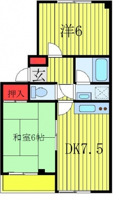 GHハウス目白の間取り図