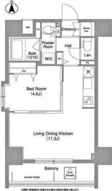 コンフォリア町屋の間取り図