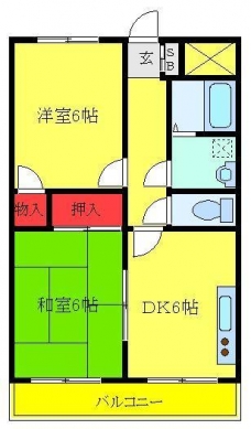 ビュープラザ斉藤Ⅲの間取り図