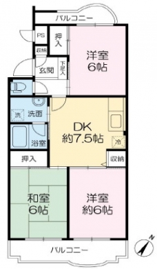 ボン・クレールの間取り図