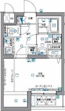 パティーナ志村坂上の間取り図