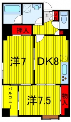 セレス神谷の間取り図