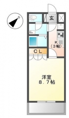 Ｂｒｉｌｌａｒの間取り図