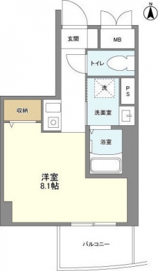 アルモニー御茶ノ水の間取り図