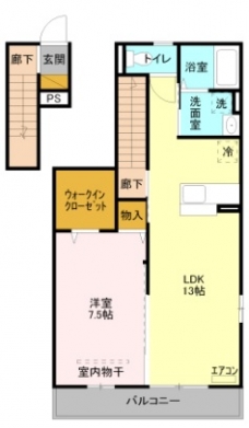 サークルレイ喜沢の間取り図