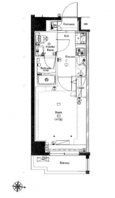 プレール・ドゥーク下板橋の間取り図