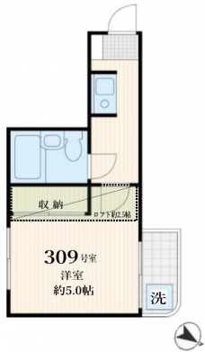 ライブコア川口２７の間取り図