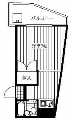 杉山マンションの間取り図