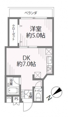 山口メタルメゾンの間取り図