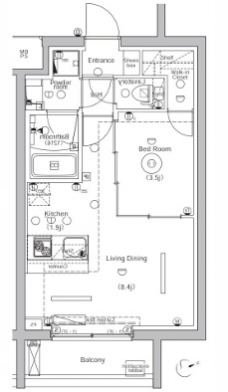 DIPS成増の間取り図