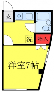 シティパレス目白の間取り図