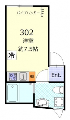 駒込スクエアの間取り図