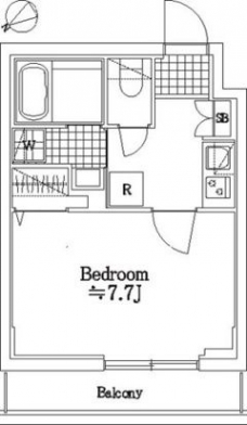 ハーモニーレジデンス池袋メトロゲートの間取り図