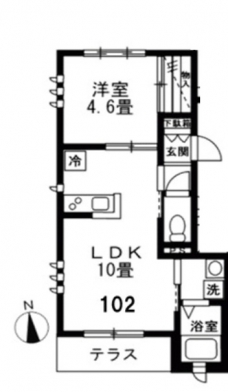 ブリーゼ池袋の間取り図
