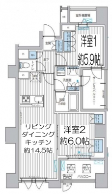 メゾン クロロの間取り図