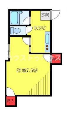オリーブハウスの間取り図