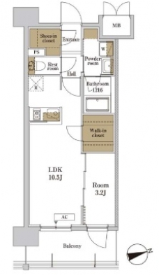 RJRプレシア川口の間取り図