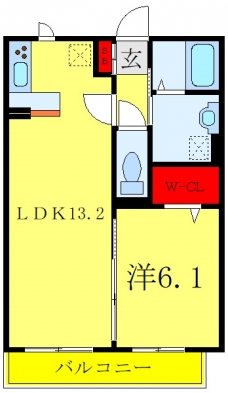 アルページュの間取り図