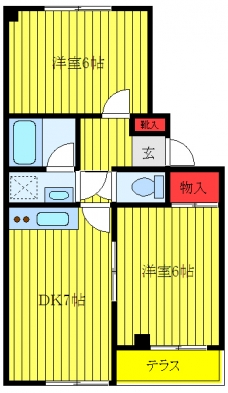 GHハウス目白の間取り図