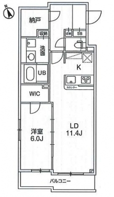 Ｎ－ｓｔａｇｅ練馬北町の間取り図