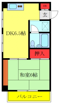 赤羽トナミビルの間取り図