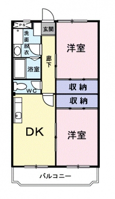 ランデックス戸塚の間取り図