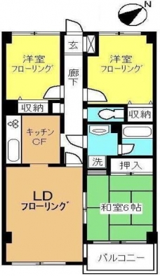 グランドメゾン浦和の間取り図