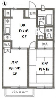 ラ・メゾン・クレールの間取り図