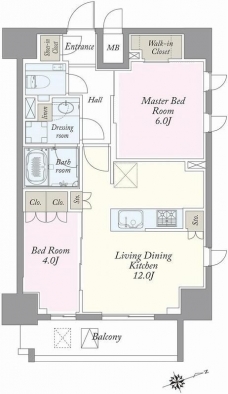 ＪＰ　ｎｏｉｅ　上野稲荷町の間取り図